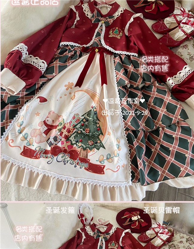 Red Christmas Lolita Dress