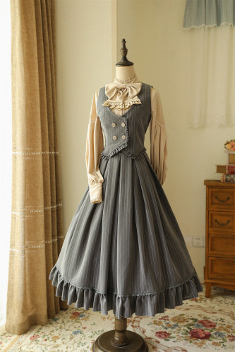 Forest Wardrobe ~North of the Forest Lolita Vest + Skirt Set  -Pre-order,Sweet Lolita Jumpers - Gothic lolita JSK - My Lolita Dress