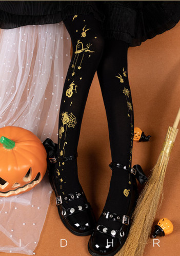 Yidhra  Trick or Treat Halloween Lolita Tights