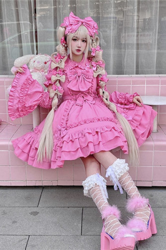 Diamond Honey ~Thick Pink Dolls Lolita JSK