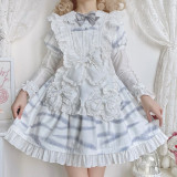 Alice Girl ~Tiger Cake Lolita OP + Apron -Pre-order