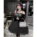 Diamond Honey ~Dark Devil Gothic Lolita OP -Pre-order
