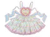 Dolls Party ~Cream Cake Sweet Lolita Salopette