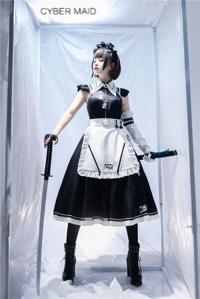 【超目玉枠】 Lilith Dresses Lolita Maid Maid ~Cyber House コスプレ衣装