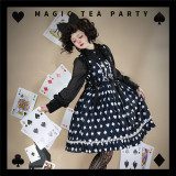 Magic Tea Party Poker Dailywear Lolita JSK -Pre-order