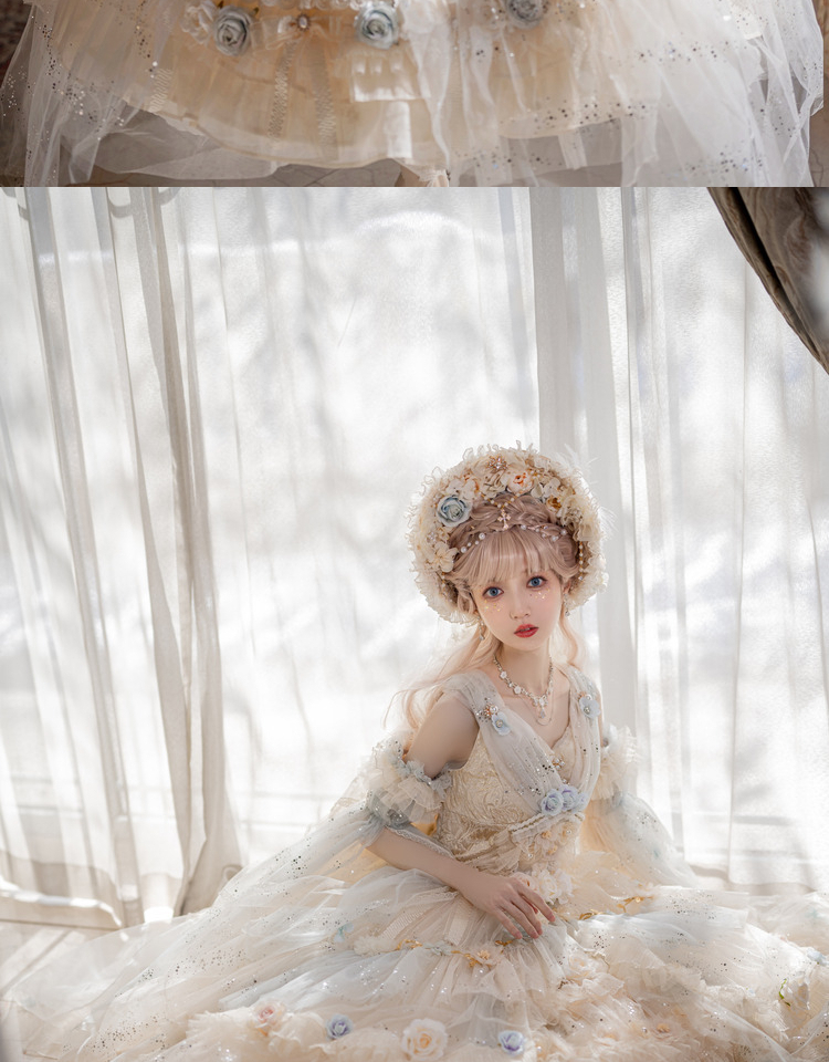 Flower Goddess Elegant Luxury Lolita JSK ,Sweet Lolita Jumpers - Gothic ...