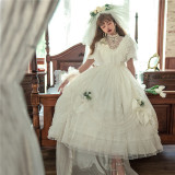 Miss Point ~Through Your Bloom Bridal Lolita OP Long Version -Pre-order