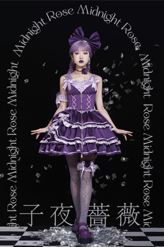 Midnight Rose Lolita JSK -Pre-order
