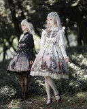 Black Fairy Tale Vintage Lolita JSK/Blouse