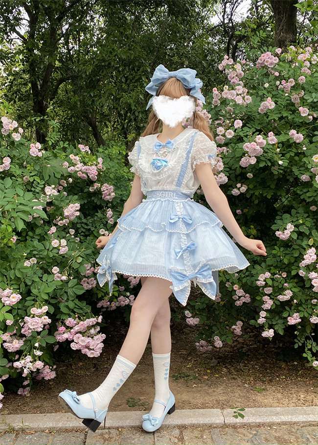 Alice Girl ~The Sunny One Sweet Lolita Salopette ,Sweet Lolita