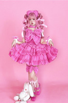 Diamond Honey ~Sweet Rosy Lolita Top + Skirt Set -Pre-order