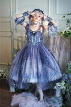 Nine Ode ~The Night Snow of Northern Country Elegant Lolita Dresses -Pre-order