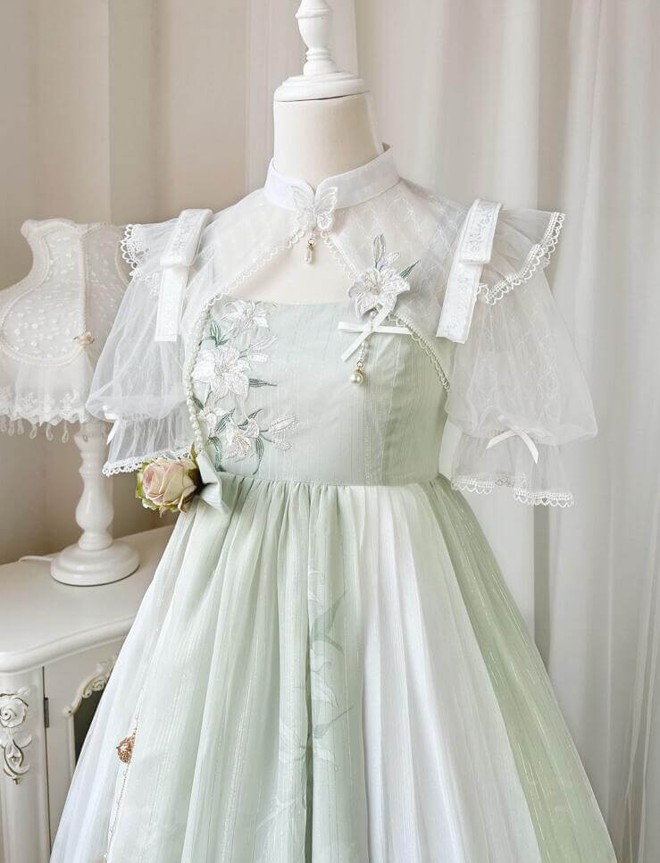 Wind Sways Lily Lolita Jumper Dress and Bolero- My Lolita Dress