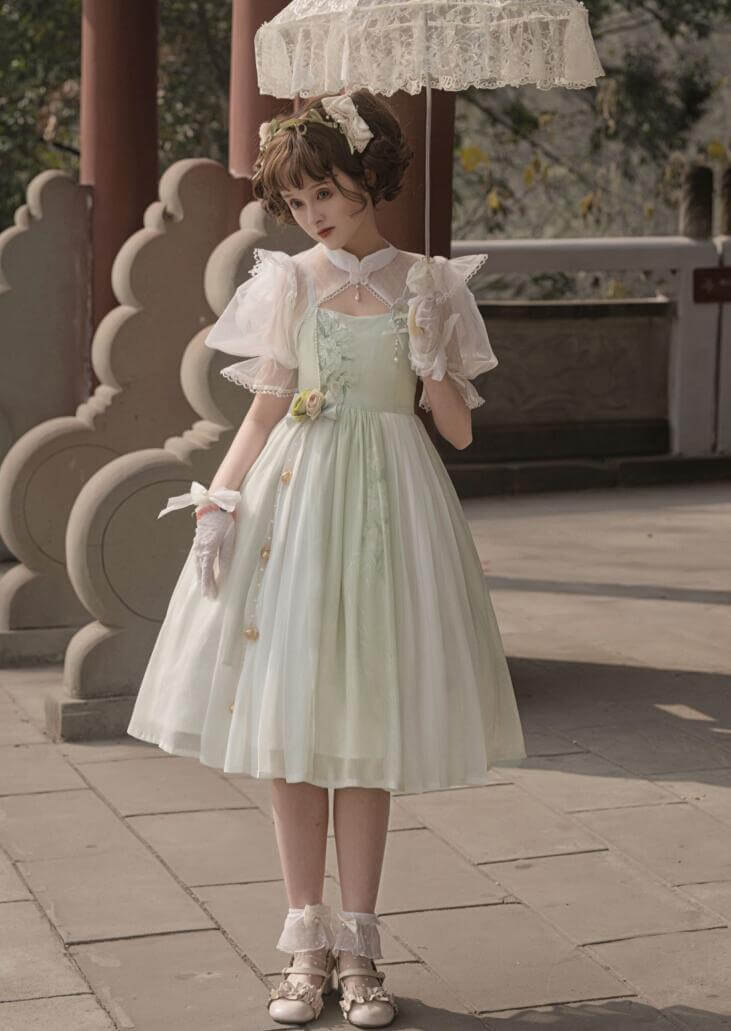 Wind Sways Lily Lolita Jumper Dress and Bolero- My Lolita Dress