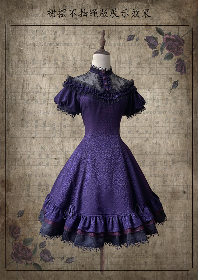 Lolita dress purple deals