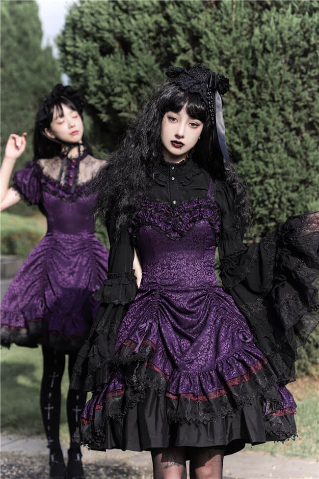 Purple clearance gothic dresses