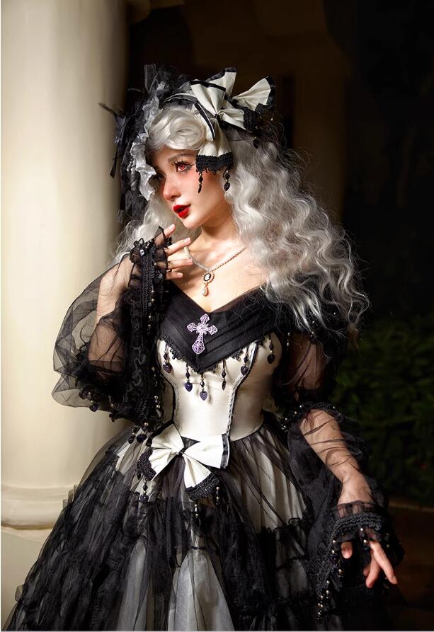 Aphrodite Gothic Wedding Lolita Dress One Piece - Lolita Wedding Dress