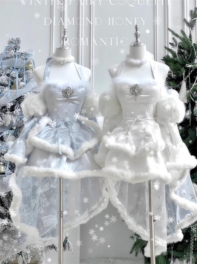 Diamond Honey winter Fairy Coquette Dress -My Lolita Dress