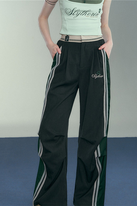 Kyouko & Harry Potter Co-signed Stripe Sweatpants Harry Potter Clothes