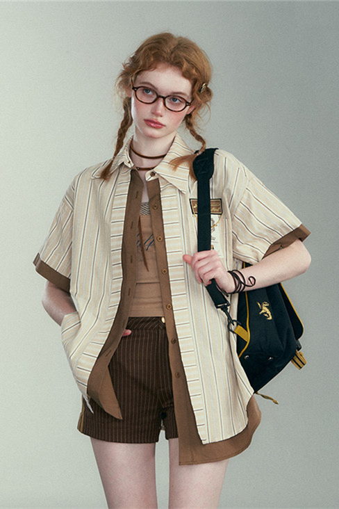 Kyouko & Harry Potter Co-signed Short Sleeves Blouse Harry Potter Clothes