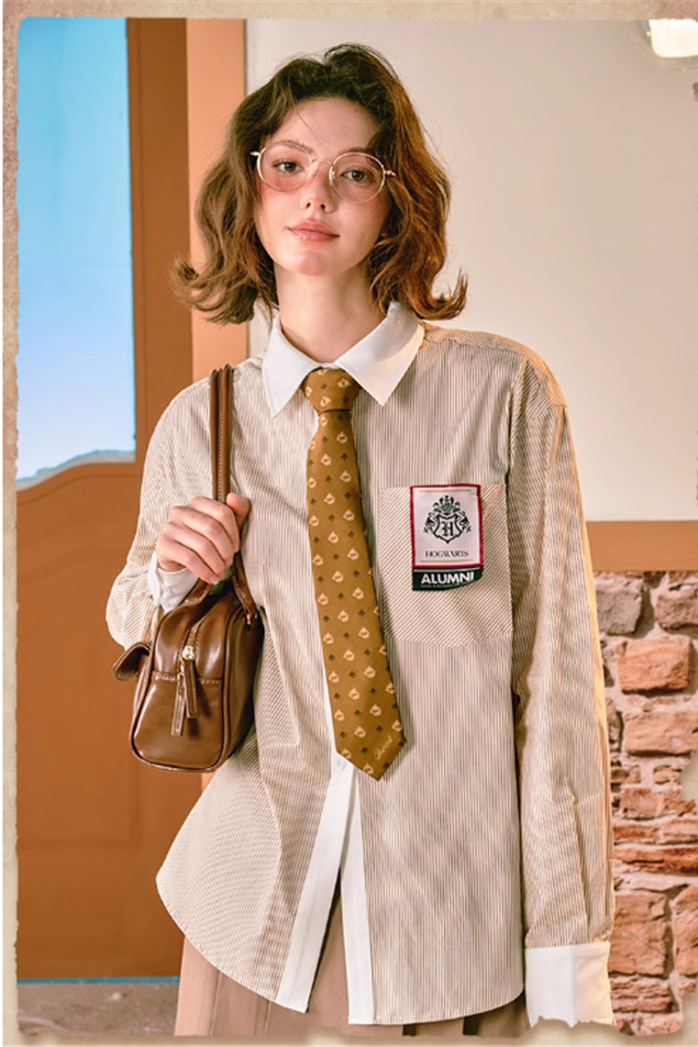 Kyouko & Harry Potter Co-signed Retro Necktie Harry Potter Cosplay