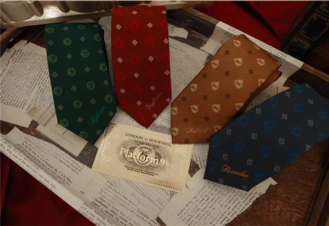 Kyouko & Harry Potter Co-signed Retro Necktie Harry Potter Cosplay