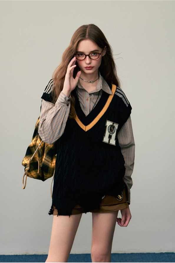 Kyouko & Harry Potter Co-signed Sweater Vest Harry Potter Clothes