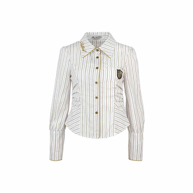 Kyouko & Harry Potter Collaborated Stripe Long Sleeves Blouse and Pleated Skirt Harry Potter Clothes