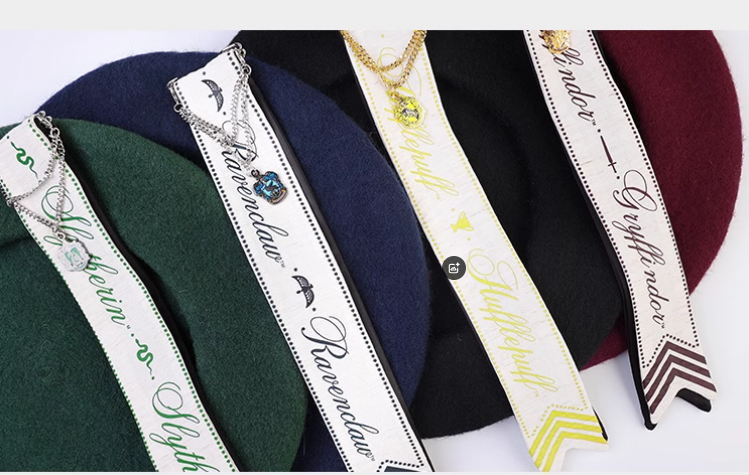 Kyouko & Harry Potter Co-signed Vintage Beret Harry Potter Cosplay