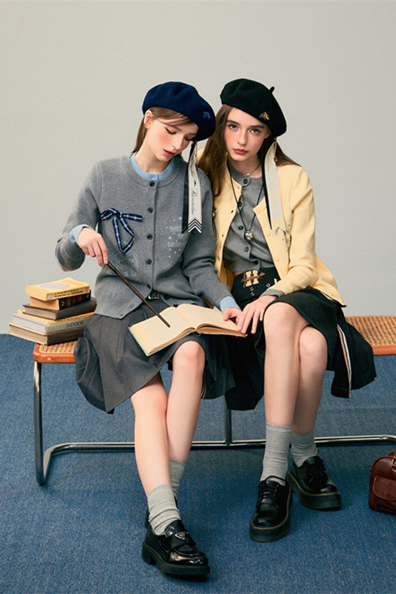 Kyouko & Harry Potter Collaborated Embroidery Knitwear Cardigan Harry Potter Clothes