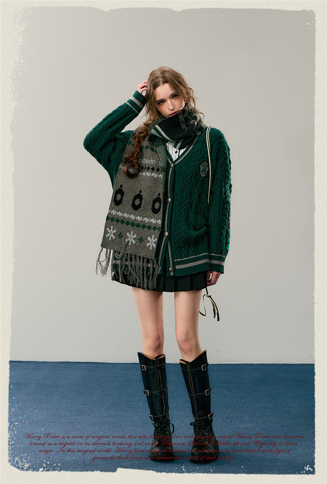 Kyouko & Harry Potter Collaborated Vintage College Scarf Harry Potter Cosplay