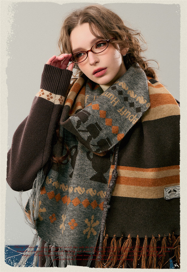 Kyouko & Harry Potter Collaborated Vintage College Scarf Harry Potter Cosplay
