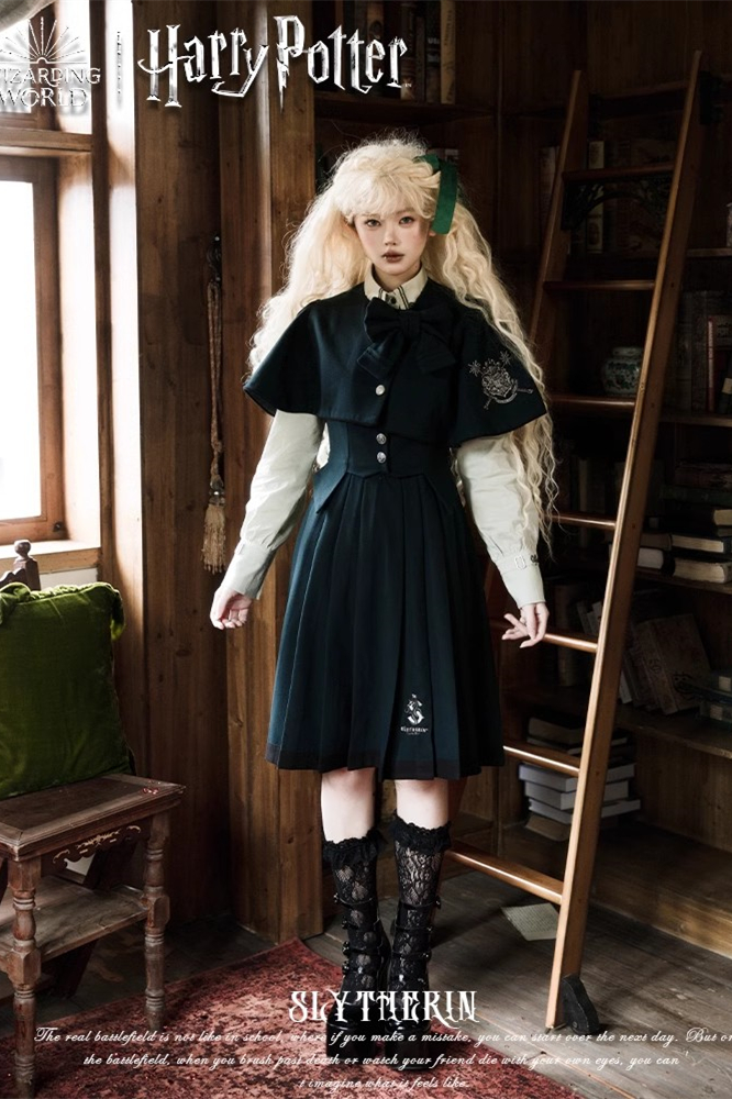 Kyouko & Harry Potter Collaborated College Cape and Salopette Harry Potter Clothes