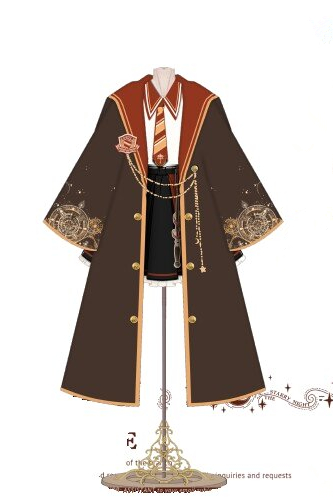 Astrologer Halloween Magic Cape, Blouse, Skirt and Necktie