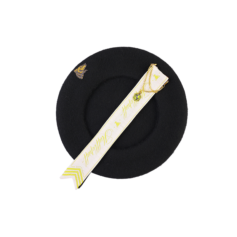 Kyouko & Harry Potter Co-signed Vintage Beret Harry Potter Cosplay