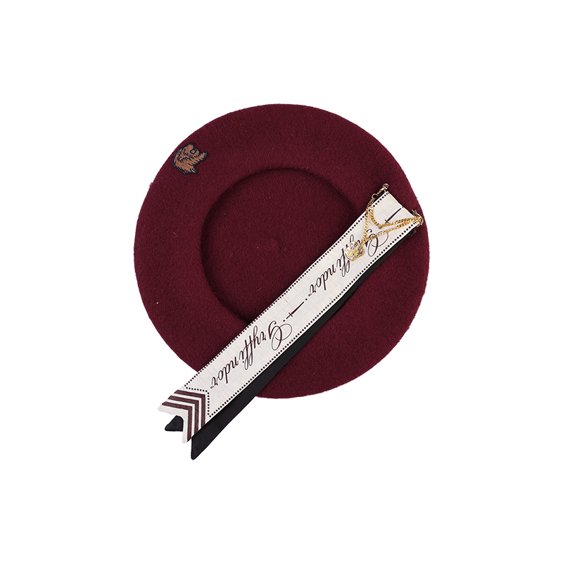 Kyouko & Harry Potter Co-signed Vintage Beret Harry Potter Cosplay