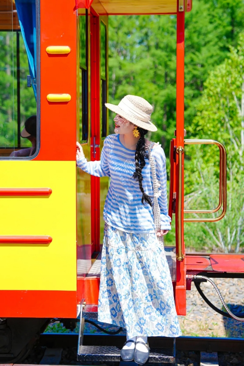 Bring Dreams Travel Poppy Flowers Skirt