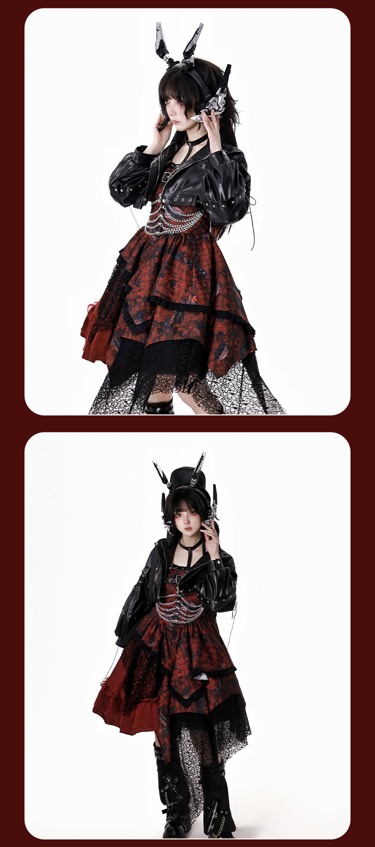 IMVAL Bloody Dolly Dress ゴスロリ パンク 地雷 IMVAL / Bloody Dolly