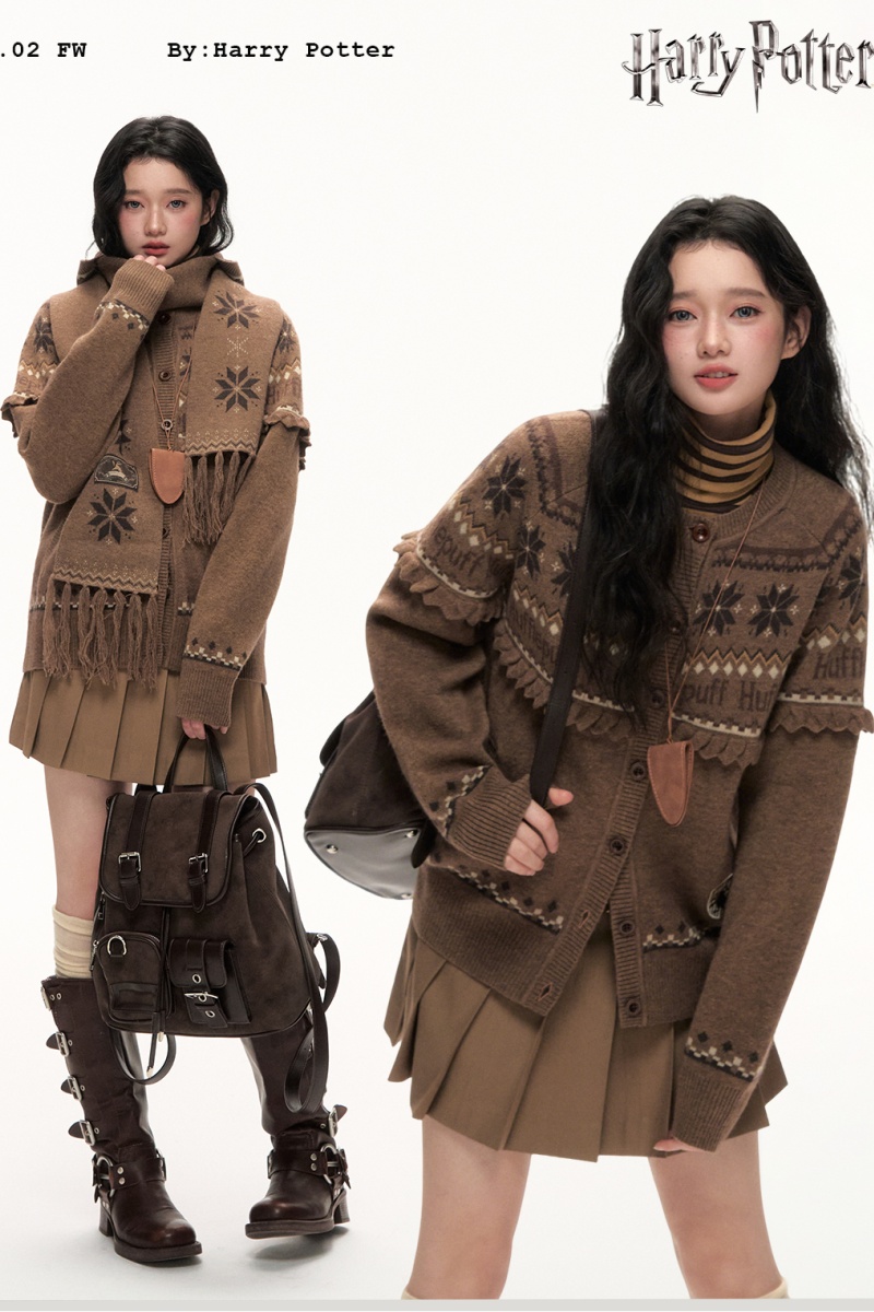 Kyouko & Harry Potter Collaborated Sweater Scarf Set Harry Potter Clothing- Harry Potter Clothes Shopping