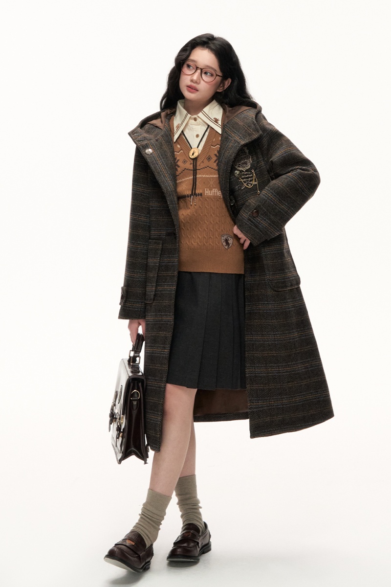 Kyouko & Harry Potter Collaborated Horn Buttons Overcoat Harry Potter Clothes- Harry Potter Clothes Shopping