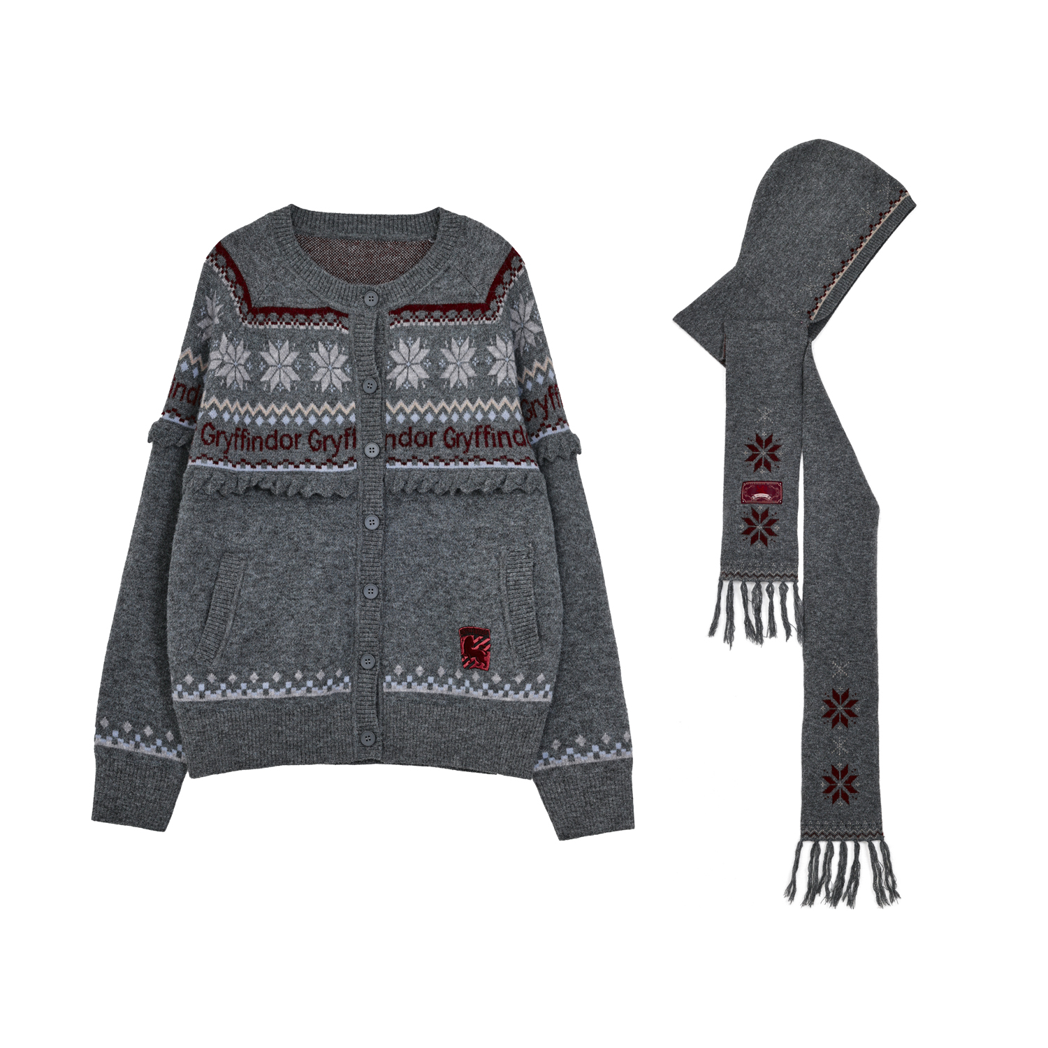 Kyouko & Harry Potter Collaborated Sweater Scarf Set Harry Potter Clothing- Harry Potter Clothes Shopping