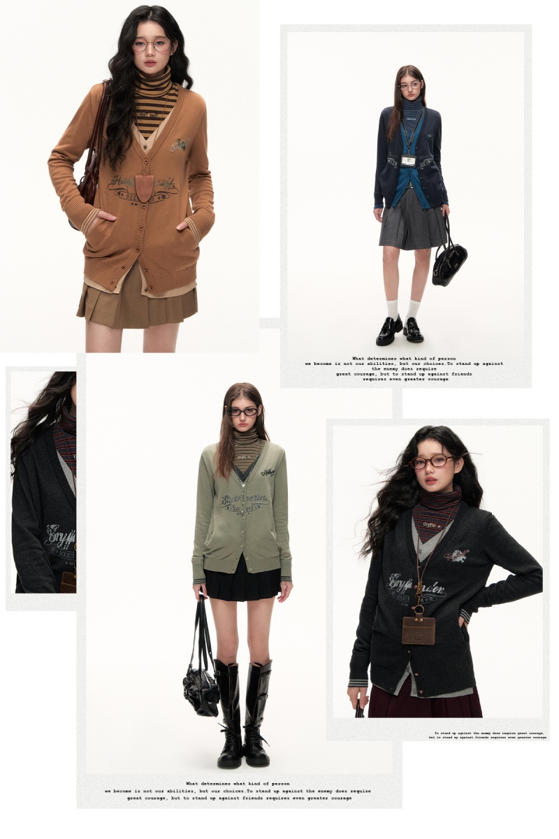 Kyouko & Harry Potter Collaborated Fake Two-Piece Cardigan Harry Potter Clothes- Harry Potter Clothes Shopping