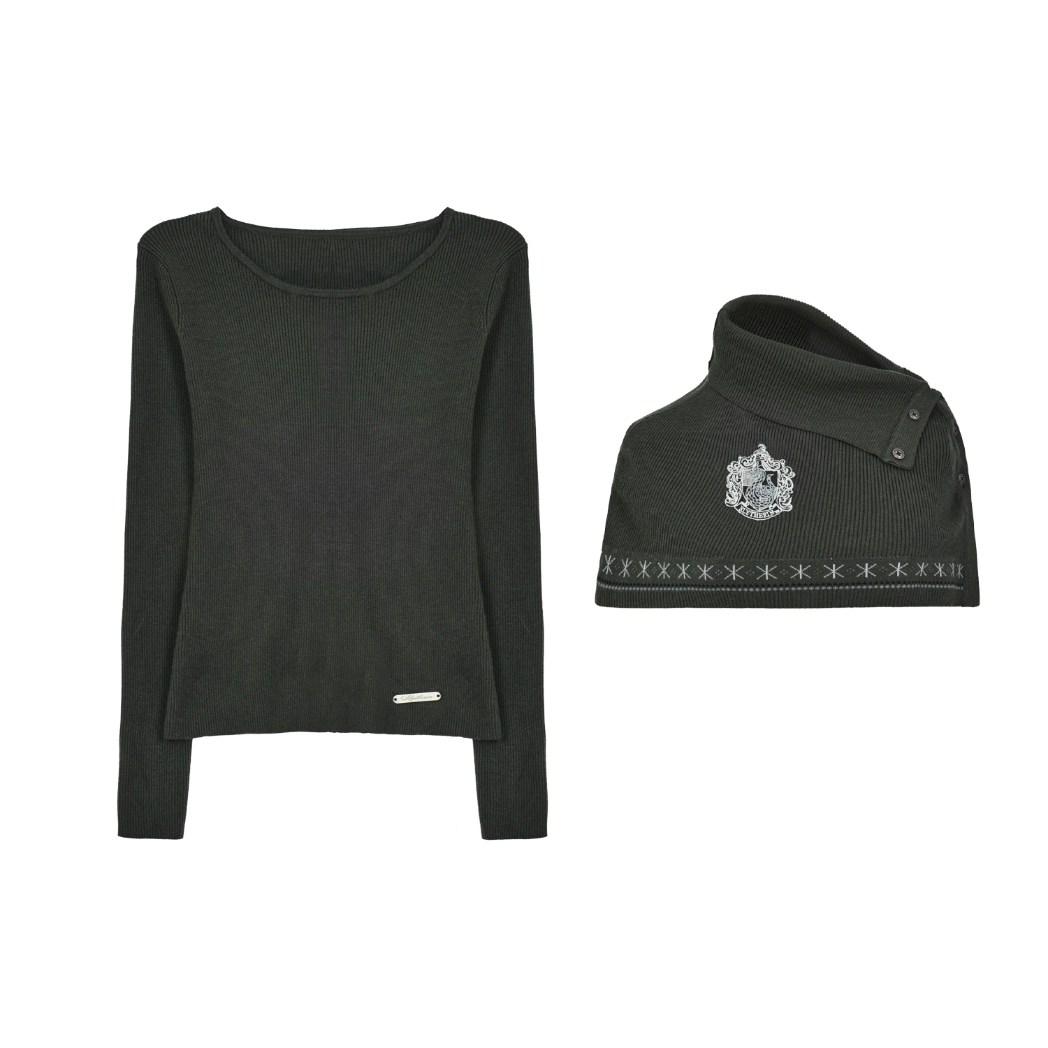 Kyouko & Harry Potter Collaborated Slim Two Pieces Top Plaid Skirt Harry Potter Outfit- Harry Potter Clothes Shopping