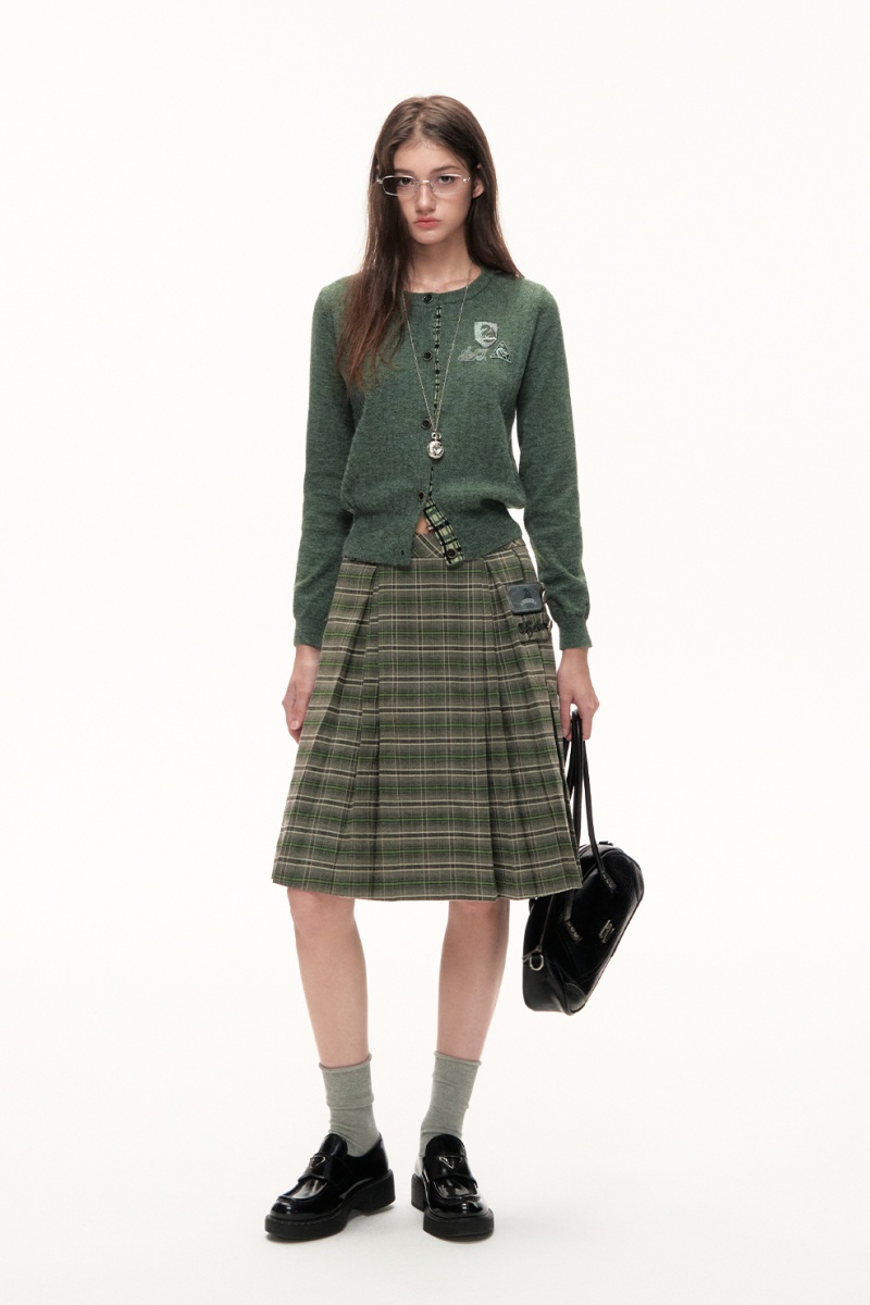 Kyouko & Harry Potter Collaborated Slim Cardigan Plaid Skirt Harry Potter Clothing - Harry Potter Clothes Shopping