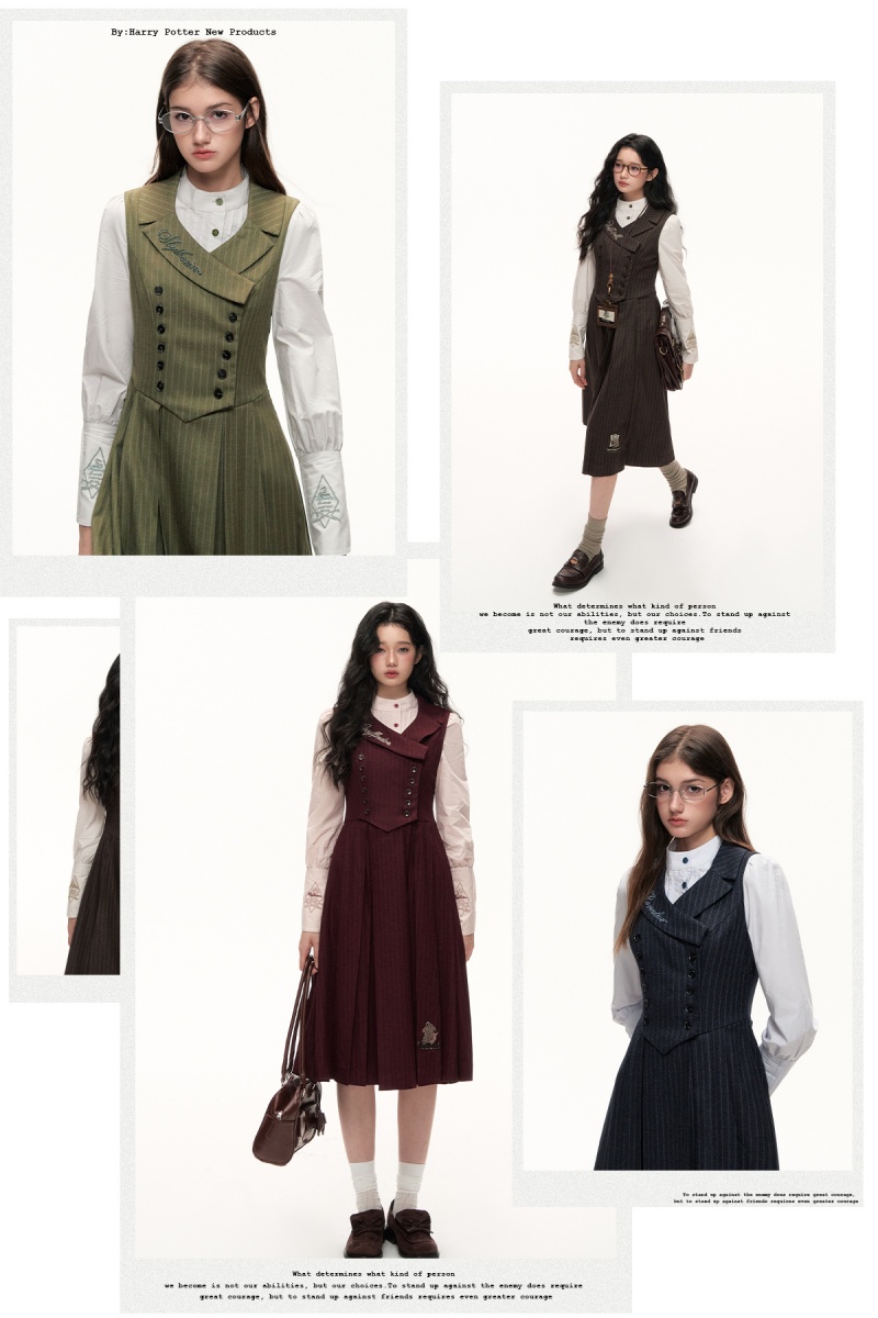 Kyouko & Harry Potter Collaborated Stripes Vest Dress Harry Potter Clothing - Harry Potter Clothes Shopping