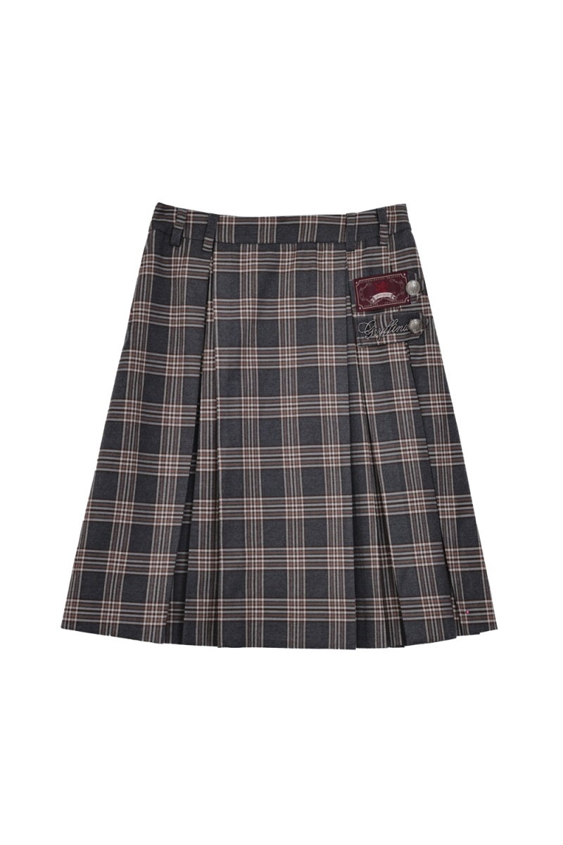 Kyouko & Harry Potter Collaborated Slim Cardigan Plaid Skirt Harry Potter Clothing - Harry Potter Clothes Shopping