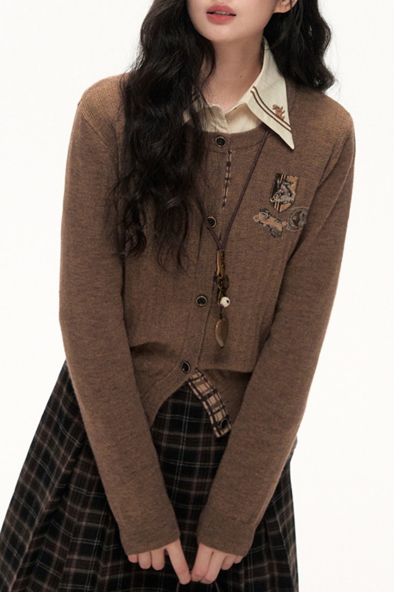 Kyouko & Harry Potter Collaborated Slim Cardigan Plaid Skirt Harry Potter Clothing - Harry Potter Clothes Shopping