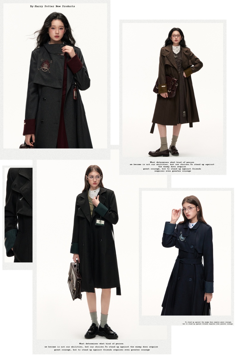 Kyouko & Harry Potter Collaborated Long Overcoat Harry Potter Clothes- Harry Potter Clothes Shopping
