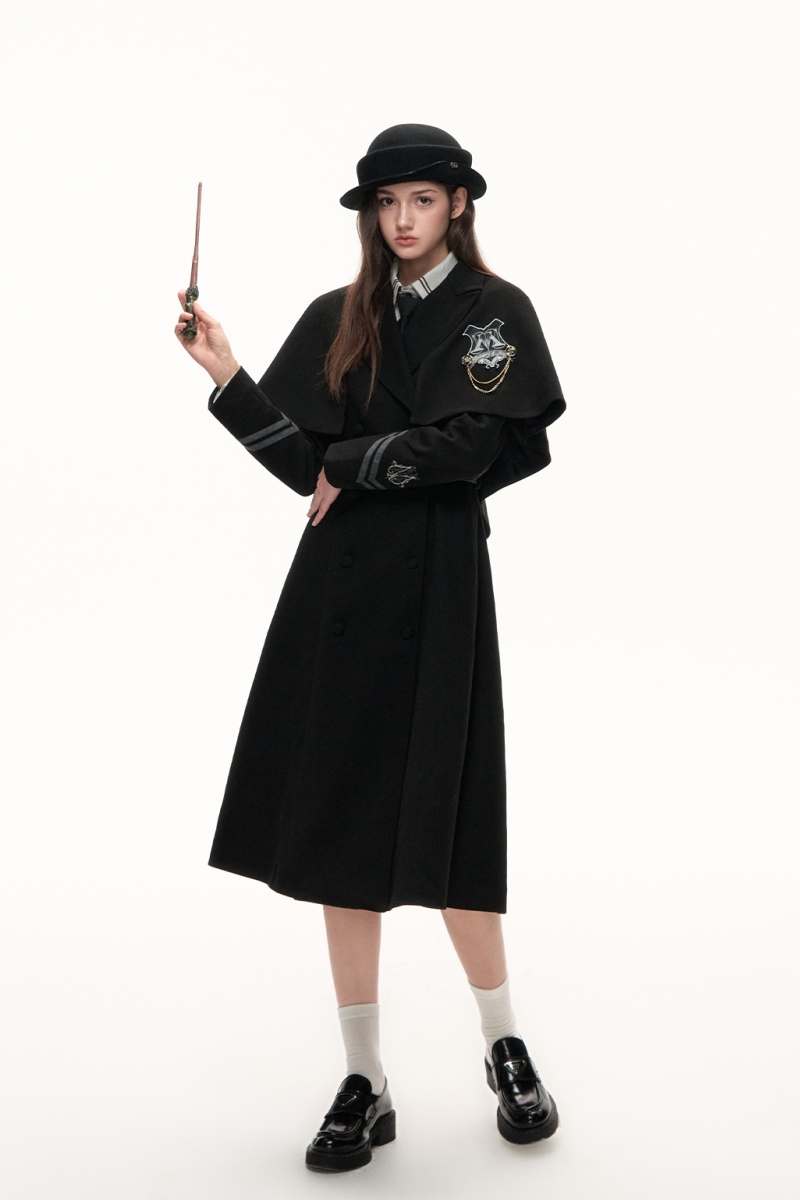 Kyouko & Harry Potter Collaborated Black Cape Overcoat Harry Potter Outfit Harry Potter Clothes Shopping