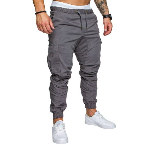 Autumn Men Pants Hip Hop Harem Joggers Pants 2020 New Male Trousers Mens  Joggers Solid Multi-